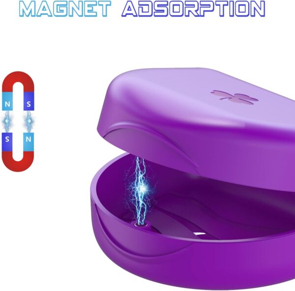 Caja de sujeción para llaves (también para férulas de mortera, férula), 1 caja KFO (morado). - Image 3