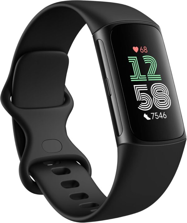 Google Fitbit Charge 6 Pulsera de actividad con 6 meses de suscripción al servicio Premium incluidos, 7 días de batería, Google Wallet y Google Maps