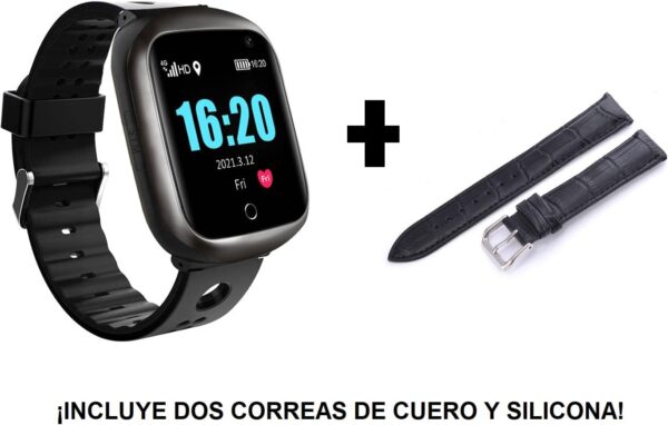 Reloj Localizador GPS Personas Mayores, Niños, Alzheimer, Sin Cuotas, Botón SOS, Detector Caída, Teléfono, App Español, SmartWatch PBL2, Manual Español - Image 6
