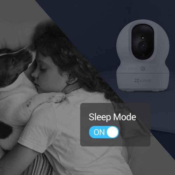 EZVIZ Camara de Vigilancia Interior con Seguimiento Automático, Cámara IP Domicilio WiFi 360° para Bebe con Visión Nocturna Color, Detección Humana,1080P, Llamada Bidireccional, Soporta 512GB, CP1 2MP - Image 8