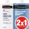 Neutrogena Fórmula Noruega Hidratación Profunda Loción Corporal Hipoalergénica (Pack de 2 X 750 ml), crema hidratante corporal para piel seca y sensible con tecnología Pro Ceramida y Glicerina