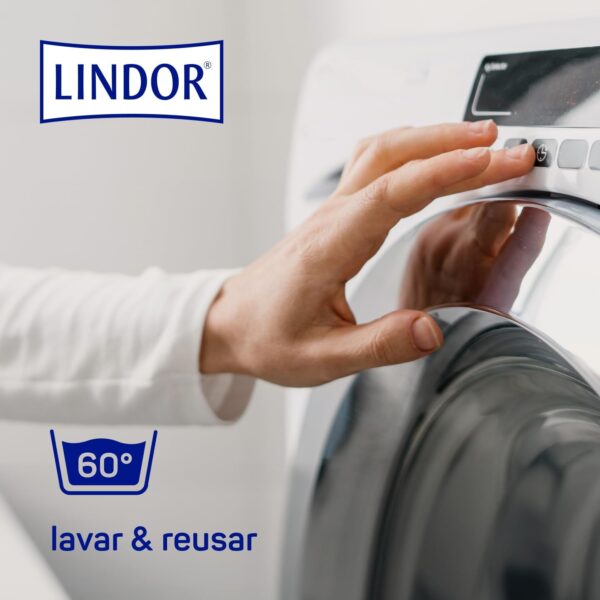 LINDOR MEN - Calzoncillos Absorbentes de Incontinencia Lavables, Boxers Protectores para Goteos y Pérdidas, Talla M, Lavables a 60° C, sin Biocidas, Oeko-Tex, Aptos para Secado en Secadora, Negro - Image 4