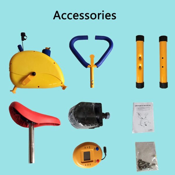 Equipo De Ejercicio Divertido Y Fitness para NiñOs, Bicicleta EstáTica De Interior con Asiento Ajustable, Adecuado para NiñOs De 3 A 8 AñOs - Image 7