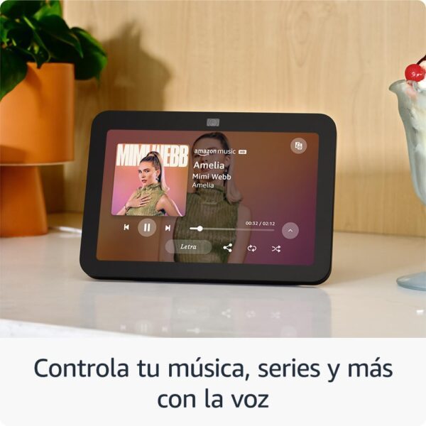 Echo Show 8 (Última generación) | Pantalla táctil inteligente de alta definición con audio espacial, controlador de Hogar digital y Alexa | Antracita - Image 3