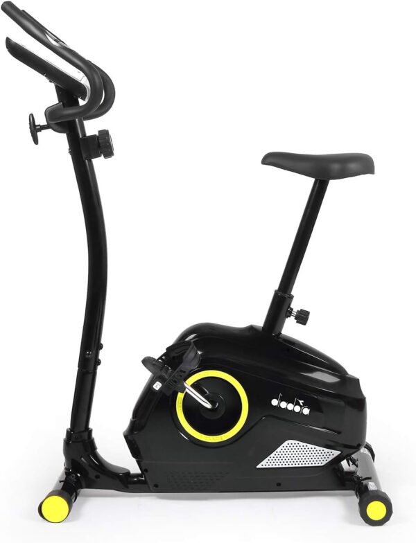 Diadora Fitness Swing Evo - Bicicleta estática con pulso de mano según la norma CE, 82 x 56 x 28 cm, color negro - Image 13
