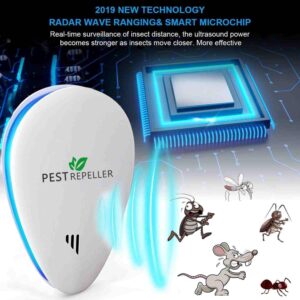 Repelente Ultrasónico de Plagas,2024 Nuevo Electrónico Repelente Mosquitos Ins...