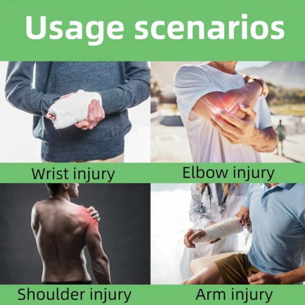 Cabestrillo Brazo,Cabestrillo Brazo Derecho Izquierdo,Hombro Arnés para Muñeca Rota,Cabestrillo Hombro para Mujeres y Hombres,Soportes de Brazos Hombro Inmovilizador Ajustable,Cómodo Soporte Hombro - Image 6