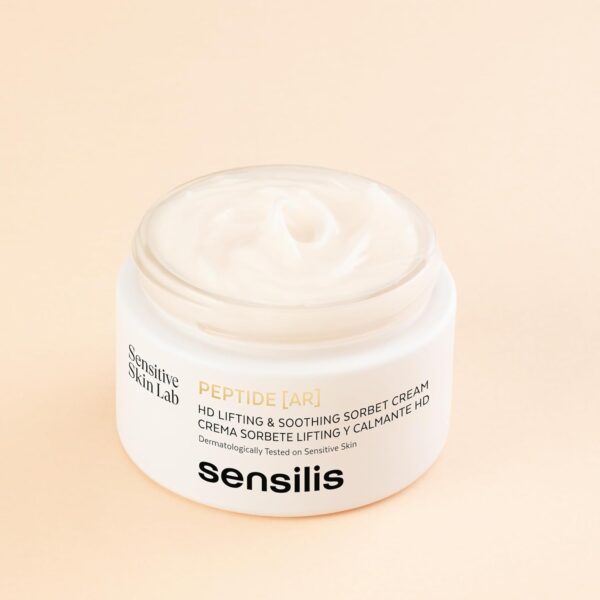 Sensilis Peptide AR - Crema Sorbete Efecto Lifting y Calmante, Con Péptidos y Ácido Hialurónico, Para Piel Normal a Grasa y Sensible - 50 Ml - Image 3