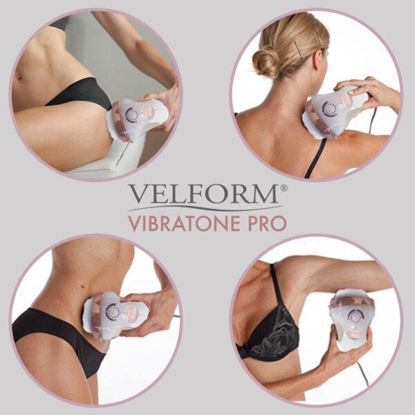 VELFORM Masajeador Anticelulítico Eléctrico Vibratone Pro, 3000RPM, Masaje anticelulítico adelgazante, Piel más firme, Tonifica y relaja a la vez, Versatil, Libera tensión, 3 tipos de masajes - Image 5