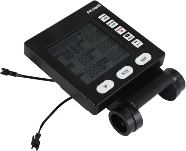 Máquina de remo de seguimiento de la salud, velocímetro de fitness con pantalla digital LCD para un análisis completo del entrenamiento