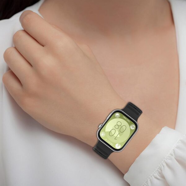 Ywmsfl Cómoda correa de silicona para reloj inteligente Fit 3, correa de muñeca de longitud ajustable, cómoda pulsera - Image 5