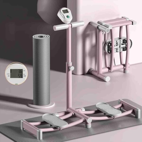 Ejercitador de piernas 2 en 1, Extensor de piernas Plegable con Contador, máquina de Entrenamiento con simulador de esquí en Interiores, Entrenador de músculos del Suelo pélvico, máquina de Cardio - Image 8