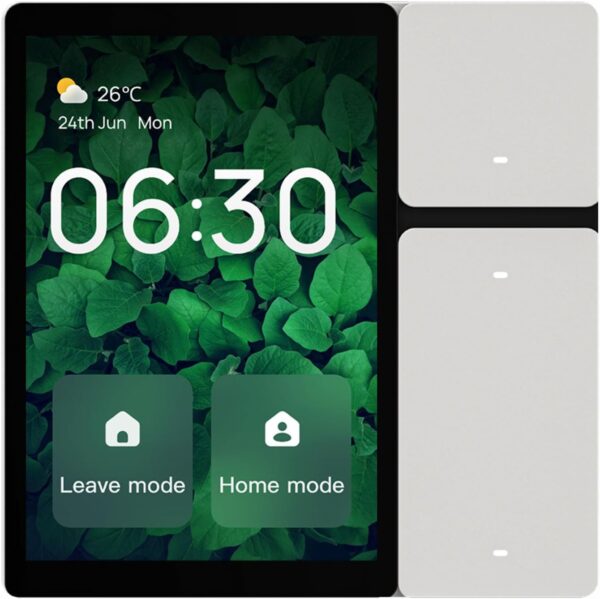 Panel de control de hogar inteligente con 3 botones, mini centro de control de pantalla RERE de 3.5 pulgadas para la aplicación Tuya Smart Life, control IR integrado y puerta de enlace de malla BLE