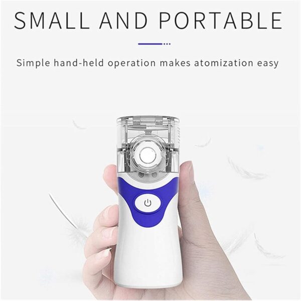 Handheld Mini Inhaler Portátil USB de Malla Recargable Vaporizador de Niebla de Niebla Inhalador Humidificador para niños Adultos Viajes y Uso Diario - Image 2