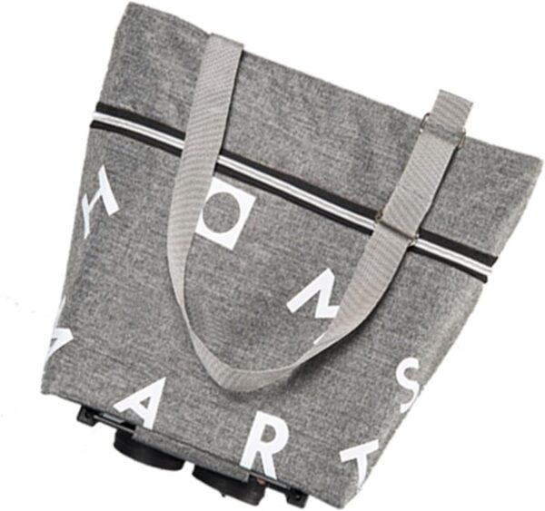 Limtula Carrito de la compra plegable de tela Oxford con diseños plegables para un transporte cómodo - Image 5