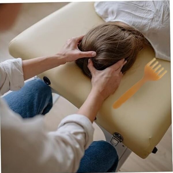 Peine Gua Sha,2 piezas Peine multiusos para masaje Masajeador Facial Gua Sha tabla de resina Gua Sha para cuero cabelludo y todo el cuerpo - Image 9