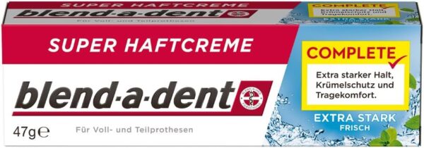 Blend-a-dent Complete Extra Stark Fresh Super - Crema adhesiva (3 unidades de 47 g)