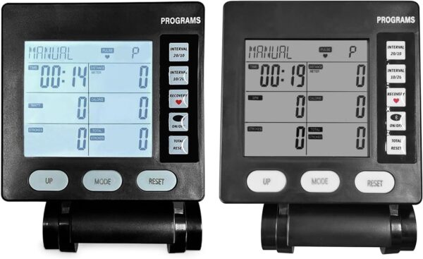 Máquina de remo de seguimiento de la salud, velocímetro de fitness con pantalla digital LCD para un análisis completo del entrenamiento - Image 6