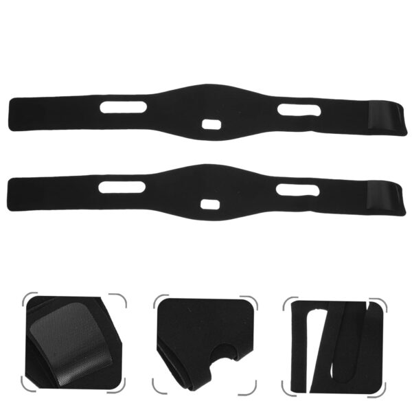 DOITOOL Dispositivo 4 Piezas cinturon ronquido adulto correa para ronquidos eficaz correa de barbilla para hombres cadena correas de barbilla conveniente correa para roncar importante - Image 2