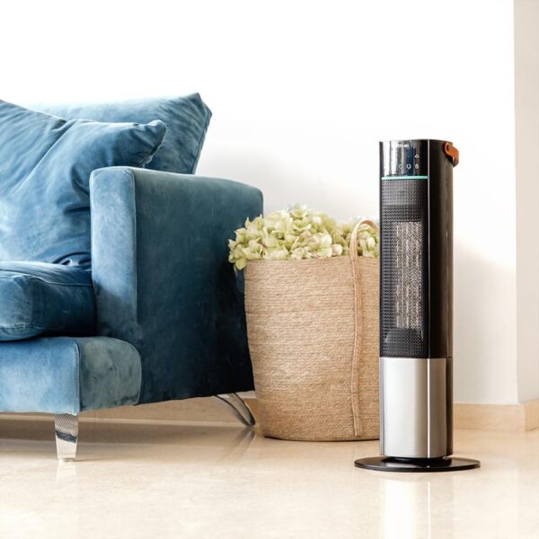 Cecotec Calefactor Eléctrico Cerámico de Pie ReadyWarm 2070 Max Ceramic Rotate Smart, 2000 W, Pantalla Digital, Control Táctil y Control remoto, Oscilación, 3 Modos, Termostato, 20 m² - Image 10