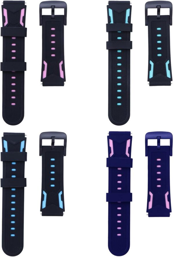 Woedpez Correa de reloj de silicona suave y cómoda para teléfono móvil, 16 mm de ancho para niños, correa de reloj de teléfono móvil cómoda - Image 5