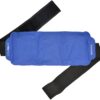 kwmobile Compresa de gel frío y caliente - Almohadilla ajustable reutilizable - Cinturón para calentar en microondas y enfriar en congelador - Azul