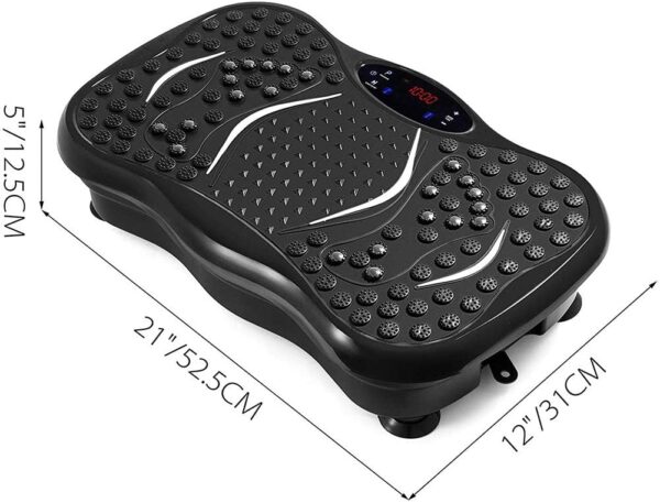 WSHA Plataforma de Placa de vibración de Cuerpo Completo silencioso 330 Lbs Máquina de eliminación de Grasa Bluetooth Música USB, 220V - Image 6