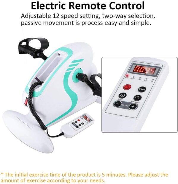 Mini Máquina para Piernas, 220V, Minibicicleta Eléctrica Motorizada, Ejercitador De Pedales para Ejercicio Físico - Image 6