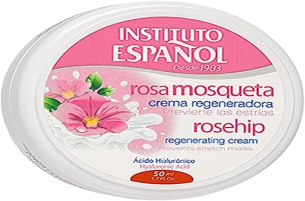 INSTITUTO ESPAÑOL Crema rosa mosqueta corporal regeneradora, formato viaje, 30 ml