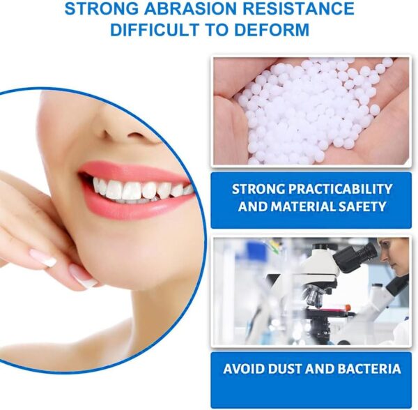 Kit de Dientes,Dientes de Carillas Cosméticas, Dentaduras Postizas Instantáneas,Dentaduras Temporales,Carillas Dentales, Carillas Falsa, Postizos de Superior E Inferior Dientes,Cepillos Interdentales - Image 4