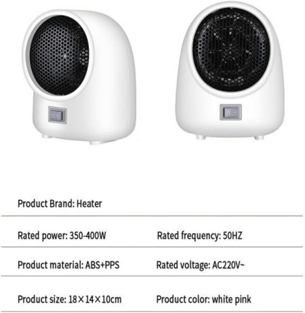 Calentador Calentador rápido de 400 w Calentador eléctrico calefacción portátil de Temperatura Constante PTC Control táctil Elemento Calefactor Calentador de Escritorio Calentador de pie - Image 6