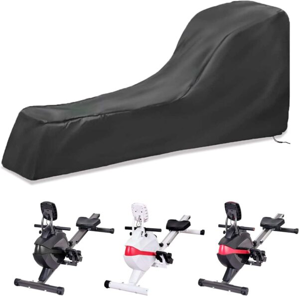 MRWiZMS Cubierta Máquina de Remo, Cubierta Protectora para MáQuina de Remo, Cubierta Protectora para Equipos de Gimnasio, Tela Oxford 210D Funda Maquina Remo, a Prueba De Polvo E Impermeable