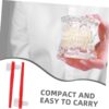 Healeved 3 Juegos 3 Juegos De Cepillos De De Doble Punta Cepillos De Cepillos De Doble Cabeza Suministros Para Dentaduras Postizas Cepillo De De 8 Uds * 3 - Image 3