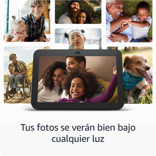 Echo Show 8 (Última generación) | Pantalla táctil inteligente de alta definición con audio espacial, controlador de Hogar digital y Alexa | Antracita - Image 6