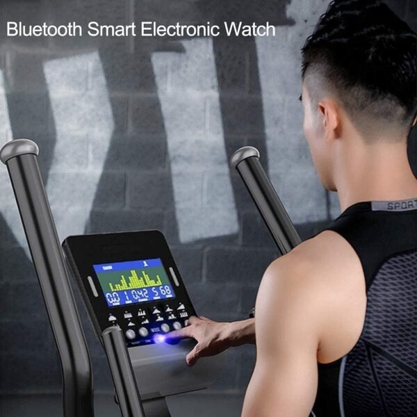 Entrenador Cruzado, Bicicleta estática, máquina elíptica, Resistencia magnética Ajustable, Pantalla LCD silenciosa, calorías, Gimnasio, Equipo de Fitness para el hogar - Image 3