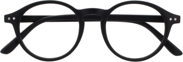 OPULIZE REY Gafas de Lectura - Montura Redonda Retro - Hombre Mujer - Bisagras de Muelle