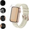 Frgnie Protector de pantalla compatible con reloj inteligente SHANG WING L2 (6 unidades) HD flexible TPU protector de pantalla para reloj de fitness Lynn2 - Image 5