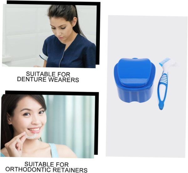 DOITOOL Trajes Para Hombres 3 Juegos De Cepillos De Limpiador Alineador Cepillo De Limpieza De Cerdas Suaves Limpiador De Cepillos De Cepillo Para Dentaduras Cepillo De Suministros De - Image 3