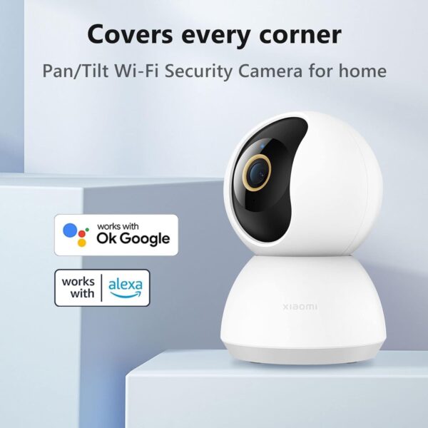 Xiaomi Smart Camera C300 | Cámara de vigilancia Interior con WiFi 360º | Cámara de Seguridad sin Cable con Resolución 2K | Cámara para Interior con Detección del Movimiento y Visión Nocturna - Image 7