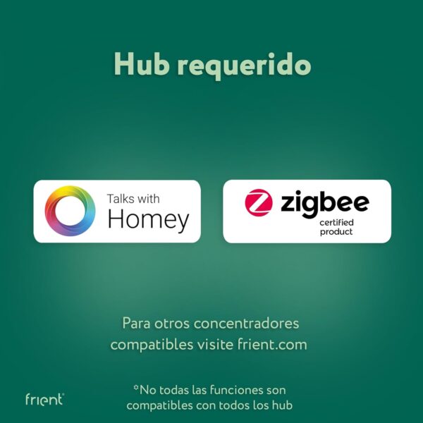 frient Intelligent Keypad | Teclado Inteligente | Control de Acceso Seguro | Entrada sin Llaves | Zigbee | Funciona con Homey - Image 3