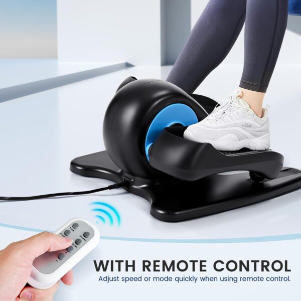 Hlieeosfcn Entrenador elíptico Inteligente, Entrenador de Movimiento, Entrenador de Pedal, con Modo automático y Manual, Pantalla LCD; Grandes Pedales Anti-Deslizamiento. Paso para los Movimientos de - Image 7