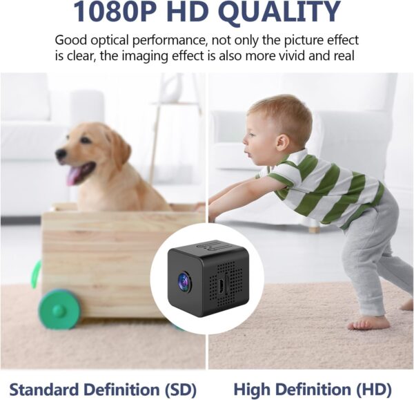 Bqweun 1080P Camaras Vigilancia Domicilio WiFi, Visión Nocturna, Detección de Movimiento, Camara Vigilancia WiFi Exterior, Camaras de Vigilancia sin Cables, Camara Vigilancia WiFi Interior (1) - Image 5