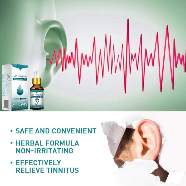 Gotas for los Oídos,En Los Oídos Gotas Para El La Salud Del Oído,Gotas para los Oídos,Tinnitus Gotas para Los Oídos,Gotas de Orejas de Tinnitus,Solución para El Cuidado de Los Oídos 10ML - Image 7
