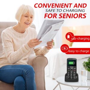 uleway 4G Telefono Movil para Mayores, Teléfono Móvil Libres Mayores con 2.4&#...