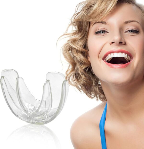 Ruiqas Protectores Bucales para Moler Dientes Corrector de Alineación de Dientes Transparente Aparato Ortodoncia Retenedor - Image 5
