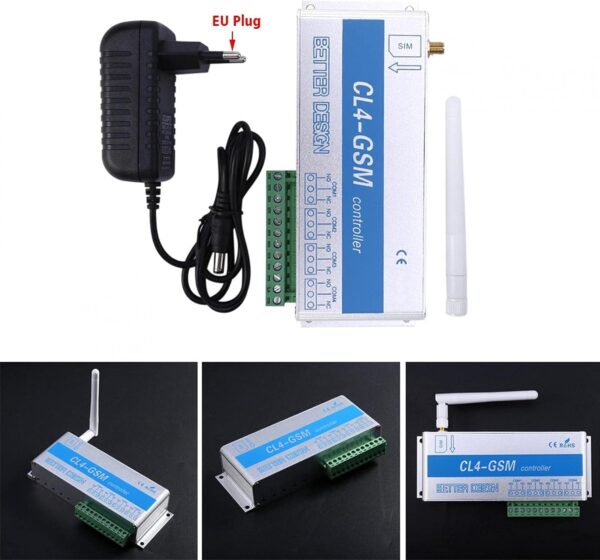 Control Remoto Inalámbrico GSM,Inteligente del Sistema de Seguridad, CL1-GSM Operador del Abridor de La Puerta para El Hogar Interruptor Electrodomésticos Control Remoto (EU Plug)(220V/10A) - Image 5