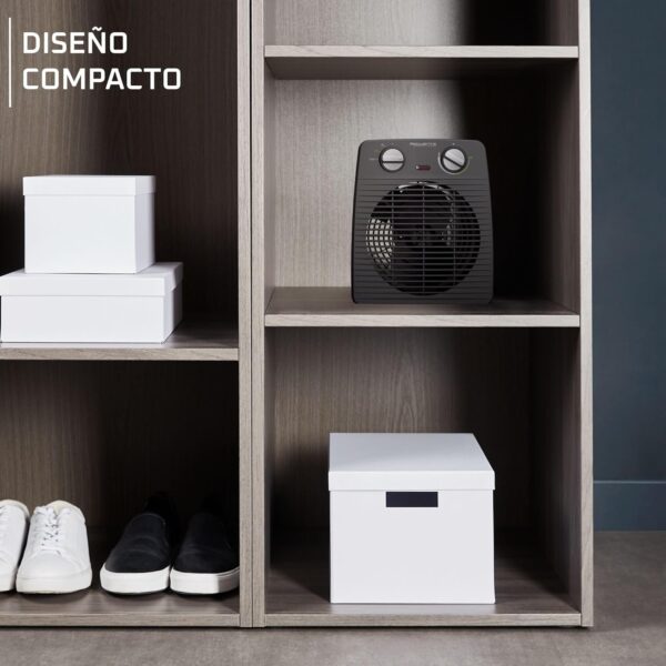 Rowenta Compact Power SO2210 - Calefactor Compacto con motor dual de 1000 W y 2000 W, función Silence, 2 velocidades y múltiples funciones, termostato anti-heladas, función frío, Color Negro - Image 6