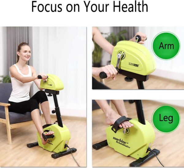 Wgwioo Pedal Eléctrico Ejercitador Médico Vendedor Ambulante, Fisioterapia Y Entrenador De Bicicleta De Rehabilitación Motorizada para Discapacitados, Discapacitados - Image 5