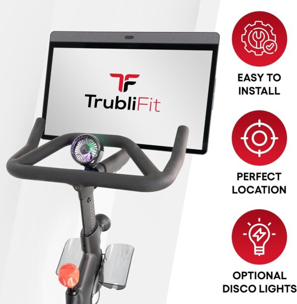 TrubliFit Ventilador personalizado para Peloton Bike+ - Accesorios para Peloton Bike Plus - No es compatible con bicicleta original (Peloton Bike+) - Image 6