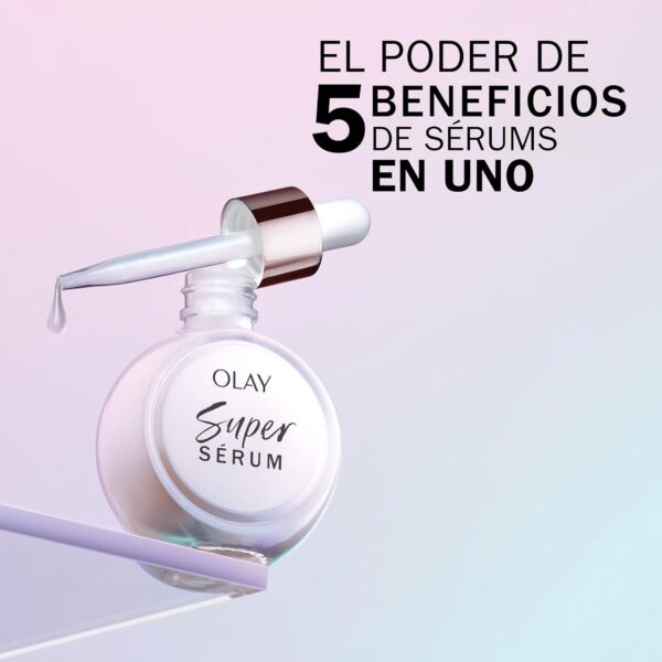 Olay Super Sérum, Sérum Facial Hidratante Con Vitamina C, Niacinamida, Péptido De Colágeno, Cuidado De La Piel Well-Aging, E Iluminador, 30 ml - Image 2
